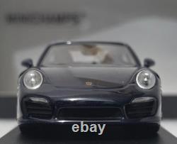 Porsche 911 (991) Turbo S 2013 Blue Met 143 Minichamps 410062220 Limited (15)