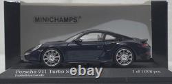 Porsche 911 (991) Turbo S 2013 Blue Met 143 Minichamps 410062220 Limited (15)