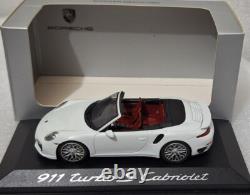 Porsche 911 991 Turbo S Cabriolet 2013 White 143 Minichamps WAP 020 311 0E (7)