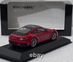 Porsche 911 (992) Carrera 4S 2019 Carmine Red 143 Minichamps 410069321 (17)