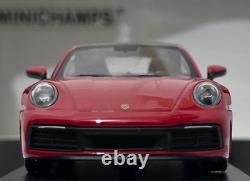Porsche 911 (992) Carrera 4S 2019 Carmine Red 143 Minichamps 410069321 (17)