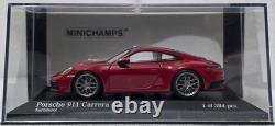 Porsche 911 (992) Carrera 4S 2019 Carmine Red 143 Minichamps 410069321 (17)