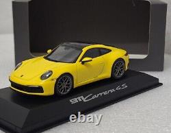 Porsche 911 (992) Carrera 4S Coupe 2019 Yellow 143 Minichamps WAP0201720K (13)