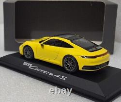 Porsche 911 (992) Carrera 4S Coupe 2019 Yellow 143 Minichamps WAP0201720K (13)