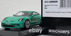 Porsche 911 992 GT3 Touring Green 143 Minichamps 413069609 Limited Diecast (14)