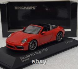 Porsche 911 (992) Targa 4 GTS 2021 Red 143 Minichamps 410061060 SUPERB! (7)
