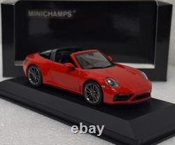 Porsche 911 (992) Targa 4 GTS 2021 Red 143 Minichamps 410061060 SUPERB! (7)