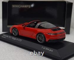 Porsche 911 (992) Targa 4 GTS 2021 Red 143 Minichamps 410061060 SUPERB! (7)