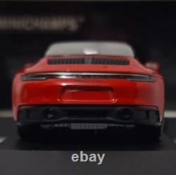Porsche 911 (992) Targa 4 GTS 2021 Red 143 Minichamps 410061060 SUPERB! (7)