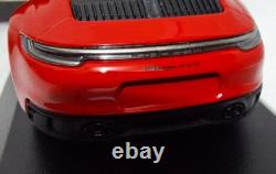 Porsche 911 (992) Targa 4 GTS 2021 Red 143 Minichamps 410061060 SUPERB! (7)