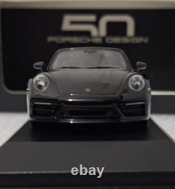 Porsche 911 992 Targa 4 GTS Black 50 Years Porsche Design 143 Minichamps WAP 9