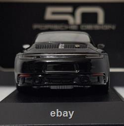 Porsche 911 992 Targa 4 GTS Black 50 Years Porsche Design 143 Minichamps WAP 9