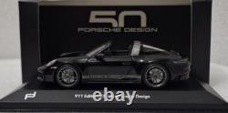 Porsche 911 992 Targa 4 GTS Black 50 Years Porsche Design 143 Minichamps WAP 9
