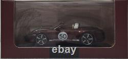 Porsche 911 (992) Targa 4S 2016 Heritage Edition Cherry Red Met 143 Minichamps