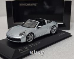 Porsche 911 (992)Targa 4S 2020 Silver 143 Minichamps 410069560 SUPER RARE! (6)