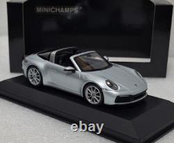 Porsche 911 (992)Targa 4S 2020 Silver 143 Minichamps 410069560 SUPER RARE! (6)