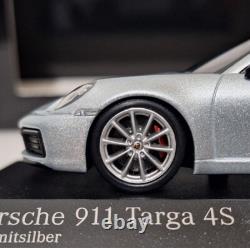 Porsche 911 (992)Targa 4S 2020 Silver 143 Minichamps 410069560 SUPER RARE! (6)