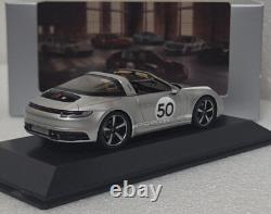Porsche 911 (992) Targa 4S Heritage Edition #50 Silver 143 Spark WAP0209200NM7Z