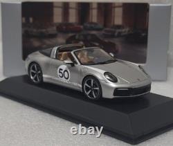 Porsche 911 (992) Targa 4S Heritage Edition #50 Silver 143 Spark WAP0209200NM7Z
