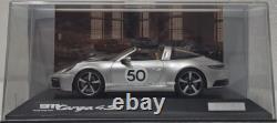 Porsche 911 (992) Targa 4S Heritage Edition #50 Silver 143 Spark WAP0209200NM7Z