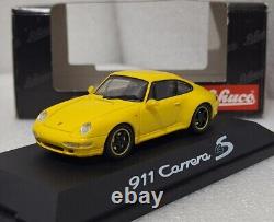 Porsche 911 993 Carrera 4S 1995 Yellow 143 Schuco 04154Y EXTREMELY RARE