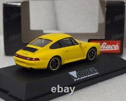 Porsche 911 993 Carrera 4S 1995 Yellow 143 Schuco 04154Y EXTREMELY RARE