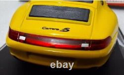 Porsche 911 993 Carrera 4S 1995 Yellow 143 Schuco 04154Y EXTREMELY RARE