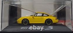 Porsche 911 993 Carrera 4S 1995 Yellow 143 Schuco 04154Y EXTREMELY RARE