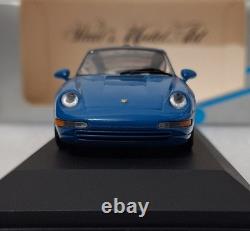 Porsche 911 993 Targa 1995 Blue Met 143 Minichamps 430063060 Diecast Model (16)