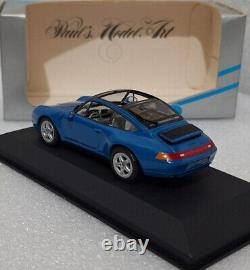 Porsche 911 (993) Targa 1995 Blue Met 143 Minichamps 430063060 SUPER RARE! (7)