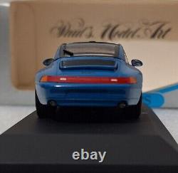 Porsche 911 (993) Targa 1995 Blue Met 143 Minichamps 430063060 SUPER RARE! (7)