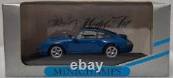 Porsche 911 (993) Targa 1995 Blue Met 143 Minichamps 430063060 SUPER RARE! (7)