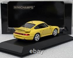 Porsche 911 (993) Turbo S 1998 Yellow 143 Mnichamps 430069270 SUPER RARE! (15)