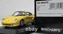 Porsche 911 (993) Turbo S 1998 Yellow 143 Mnichamps 430069270 SUPER RARE! (15)