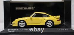 Porsche 911 (993) Turbo S 1998 Yellow 143 Mnichamps 430069270 SUPER RARE! (15)