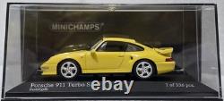 Porsche 911 (993) Turbo S 1998 Yellow 143 Mnichamps 430069270 SUPER RARE! (15)