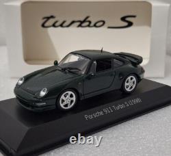 Porsche 911 993 Turbo S 3.6 1998 Brewster Green 1/43 Minichamps MAP 020 025 16