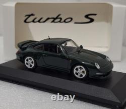 Porsche 911 993 Turbo S 3.6 1998 Brewster Green 1/43 Minichamps MAP 020 025 16