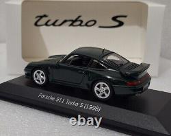 Porsche 911 993 Turbo S 3.6 1998 Brewster Green 143 Minichamps MAP 020 025 16