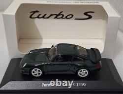 Porsche 911 993 Turbo S 3.6 1998 Brewster Green 143 Minichamps MAP 020 025 16