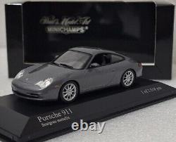 Porsche 911 (996) Carrera 4 2001 Grey 143 Minichamps 400061020 SUPER RARE! (6)