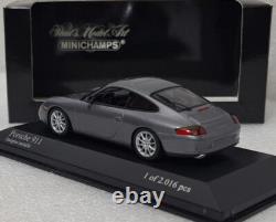 Porsche 911 (996) Carrera 4 2001 Grey 143 Minichamps 400061020 SUPER RARE! (6)