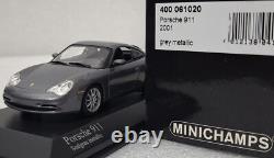 Porsche 911 (996) Carrera 4 2001 Grey 143 Minichamps 400061020 SUPER RARE! (6)