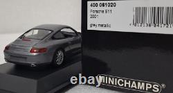 Porsche 911 (996) Carrera 4 2001 Grey 143 Minichamps 400061020 SUPER RARE! (6)