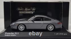 Porsche 911 (996) Carrera 4 2001 Grey 143 Minichamps 400061020 SUPER RARE! (6)