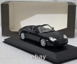 Porsche 911 (996) Carrera 4 Cabriolet 1997 Black 143 Minichamps WAP 020 085 12