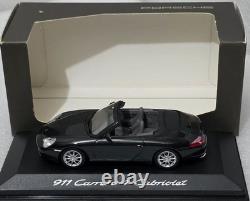 Porsche 911 (996) Carrera 4 Cabriolet 1997 Black 143 Minichamps WAP 020 085 12