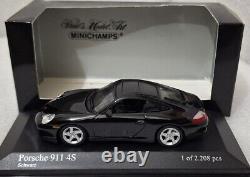 Porsche 911 (996) Carrera 4S Black 2000 143 Minichamps 400061070 RARITY! (9)