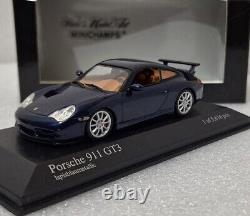 Porsche 911 (996) GT3 2003 Blue Met 143 Minichamps 400062021 SUPER RARE! (6)