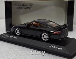 Porsche 911 (996) GT3 Black 2003 143 Minichamps 400062024 EXTREMELY RARE